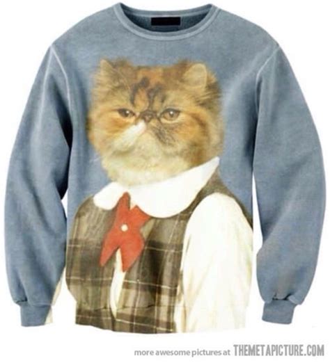 Sweater Cats Funny Sweater Ugly Christmas Sweater