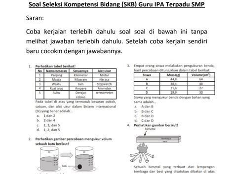 We did not find results for: Materi Soal SKB Guru IPA SMP CPNS 2020 (Seleksi Kompetensi ...