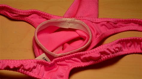 Underwear For Men Pink Open Bulge Thong Youtube