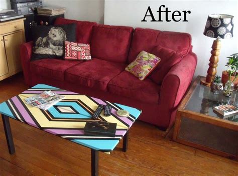 All for the low cost of $15! We Can Re-Do It: Simple Geometric Coffee Table | Diy table makeover, Geometric coffee table ...