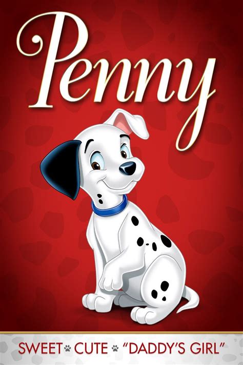 Penny ~ 101 Dalmatians 1961shes A Bit Of A Daddys Girl And