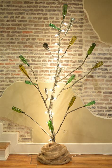 You can make a diy wine bottle tree for drying bottles, storage and sorting in your homebuilt a compact bottle tree works well for drying bottles after you've cleaned them, and it provides another. indoor bottle tree: DIY and eco-friendly | Bottle tree, Diy bottle, Tree