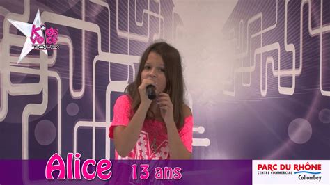 Alice Kids Voice Tour Parc Du Rhône Collombey Youtube
