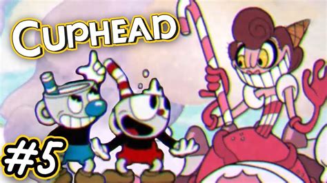 Cuphead Co Op Lets Play Part 5 Multiplayer Gameplay Youtube