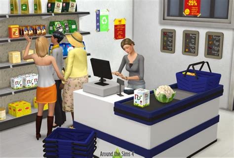 Grocery Set By Sandy At Around The Sims 4 Sims 4 Updates Around The
