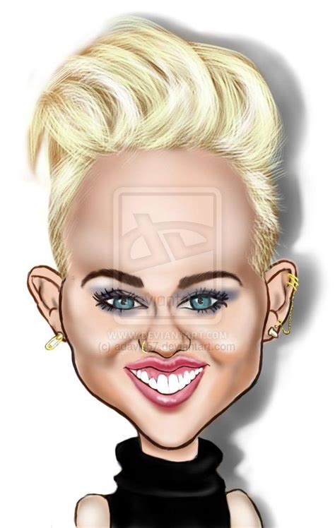 Miley Cyrus Celebrity Caricatures Caricature Funny Ca Vrogue Co