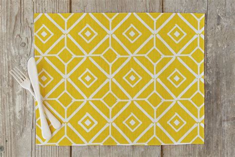 Bold Tiles Placemat By Erica Krystek Bold Tile Engagement Party
