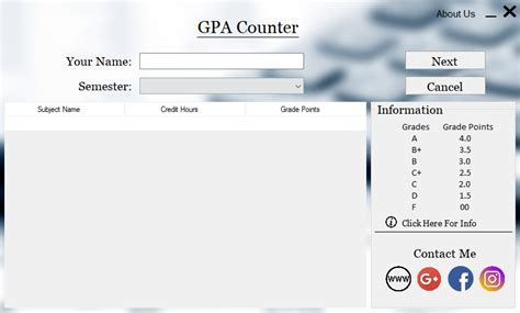 Students seeking academic renewal have performed below the required grade point average (gpa) standards during an earlier attempt at roosevelt university. GPA Counter v1.0 - GPA Calculator | Easy To Resolve