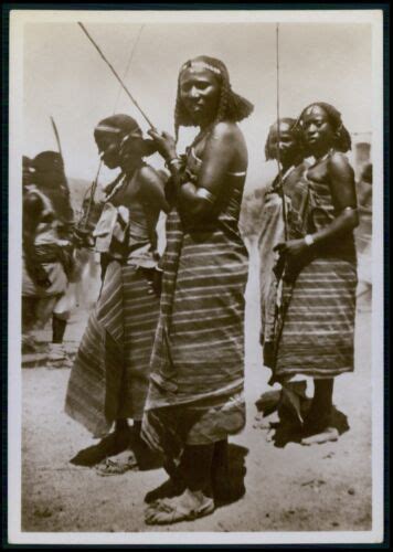 A20 Africa Eritrea Ethnic Black Nude Woman Original 1930s Real Photo