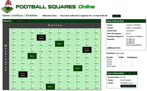 If you would like to learn more useful. Football Pool - Play Football Squares Online