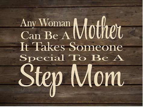 Anyone Mother Special To Be A Step Mom Wood Sign Canvas Wall Art