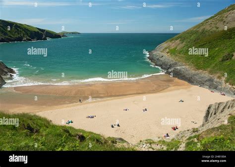 Mwnt Beach Cardigan Bay Ceredigion Wales Uk Europe Stock Photo Alamy