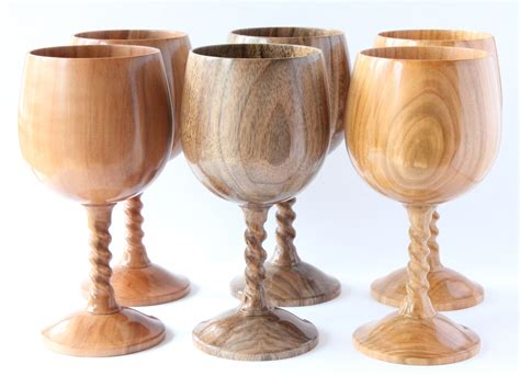 Turned Wooden Goblets Creative Woodturning