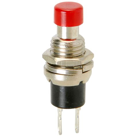 Momentary No Classic Small Push Button Switch Red 3a 125v