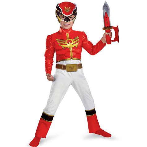 Red Ranger Power Rangers Megaforce Muscle Costume Toddler 2t