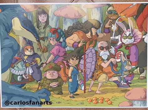 Dragon Ball Así Se Vería La Serie Con El Estilo De Studio Ghibli