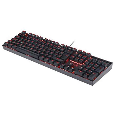 Redragon K551 Mitra Mechanical Keyboard Red Led Backlit Gaming Keyboard