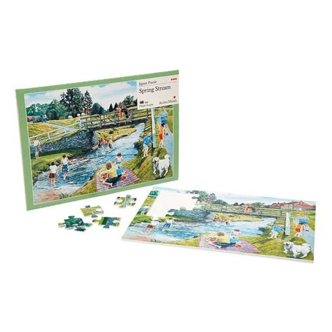 Even doing the simplest of tasks becomes difficult for them. Active Minds Spring Stream Dementia Jigsaw Puzzle (35 ...