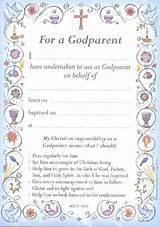 Godparent Baptism Class Certificate Images