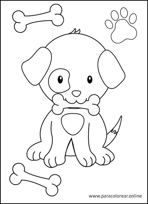 Perros Dibujos Animados Infantiles Para Colorear Images