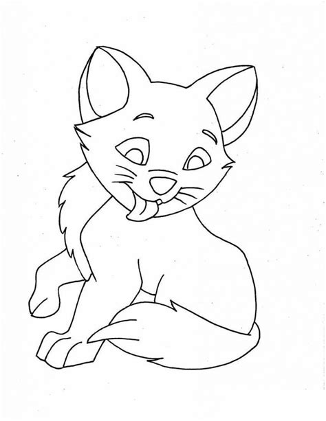The bottom line on cats. Free Printable Cat Coloring Pages For Kids