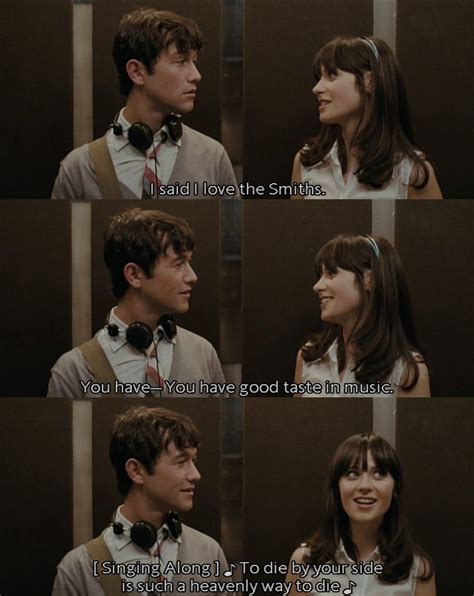 I Said I Love The Smiths 500 Days Of Summer Movies Quotes Scene