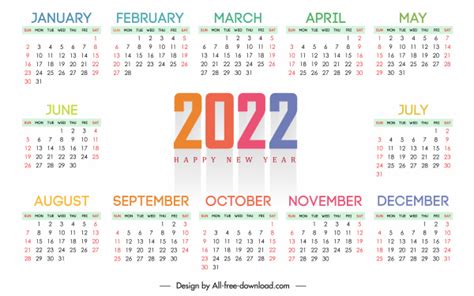 15 Template Kalender Dinding 2022 Psd References Kelompok Belajar