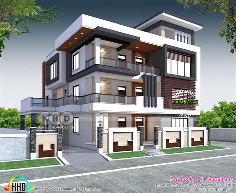 Luxury North India House Plan In Modern Style Kerala Home Design