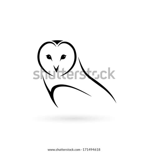 Barn Owl Vector Illustration Stock Vector Royalty Free 171494618