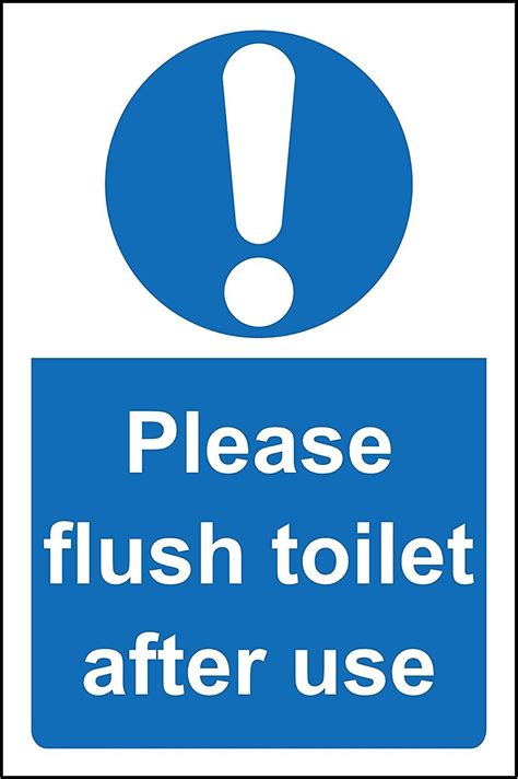 Please Flush Toilet After Use Safety Sign Self Adhesive Sticker 150mm Free Hot Nude Porn Pic