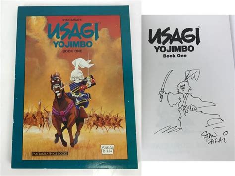 Signed First Fantagraphics Books Edition 1987 Usagi Yojimbo Book One By