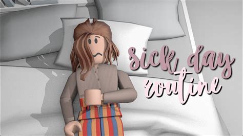 Sick Day Routine Bloxburg Roleplay Youtube