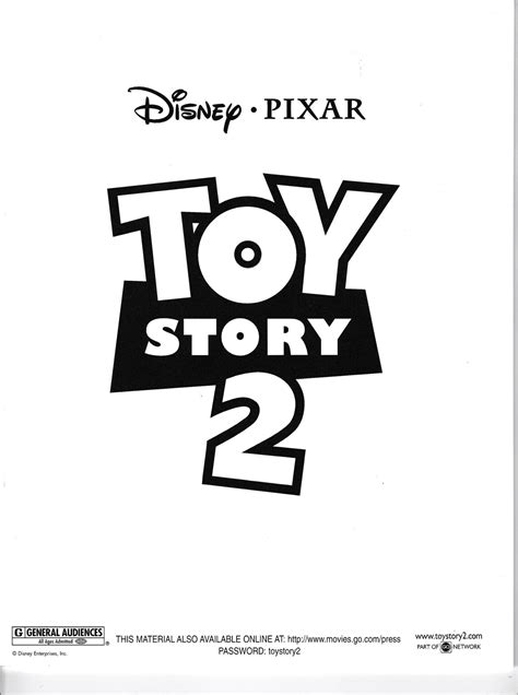 Toy Story 2 Vhs Plus Offical Toy Story 2 Press Kit Etsy