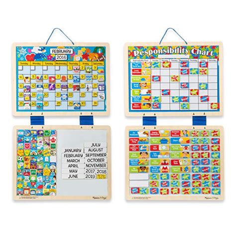 Melissa And Doug Kids Magnetic Calendar And Responsibility Chart Set