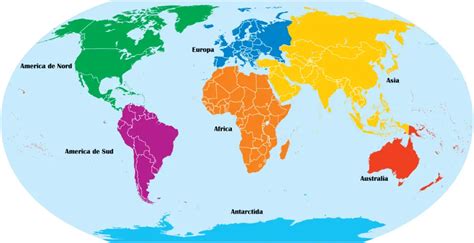 Continentele Lumii Câte Continente Sunt Pe Glob Ituristro