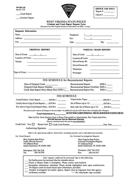 Crime Scene Report Template