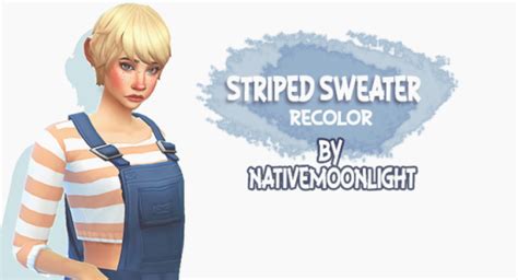 Striped Sweater Recolor• 15 Swatches• Pastel Andsolid Colors Included