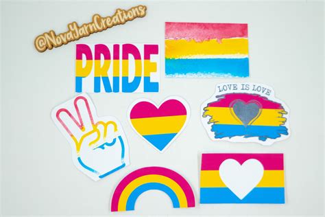 Lgbtqia Vinyl Waterproof Sticker Pack Matte Pride Flags Etsy