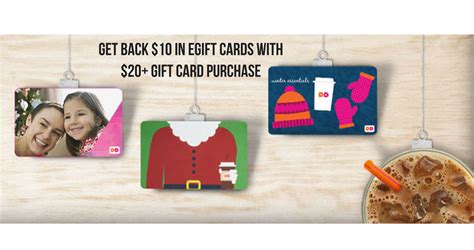 Personalized gift card with own photo and message. Dunkin Donuts: $10 eGift Card wyb $20 in Gift Cards :: Southern Savers