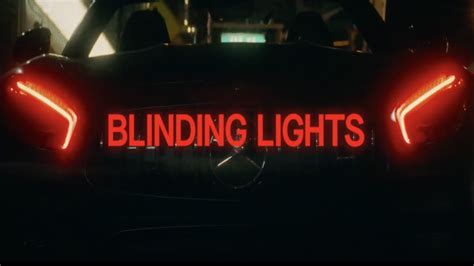 The Weeknd "Blinding Lights" Video - hubwav