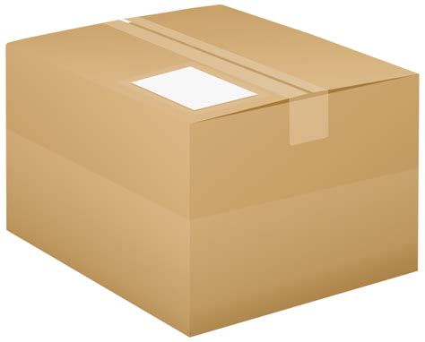Download Cardboard Box Transparent Box Clipart Png Png Image With No