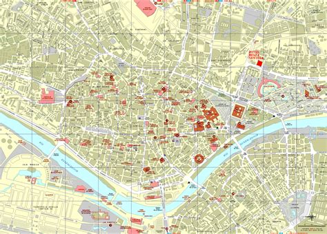 Seville Map Tourist Attractions