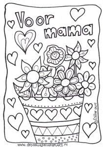 Lees hier meer informatie hierover. mooie tekeningen of kleurplaten | Categorie: Moederdag Titel: Moederdag - voor mama - bloem ...