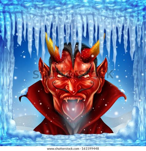 when hell freezes over concept cold 스톡 일러스트 161599448 shutterstock