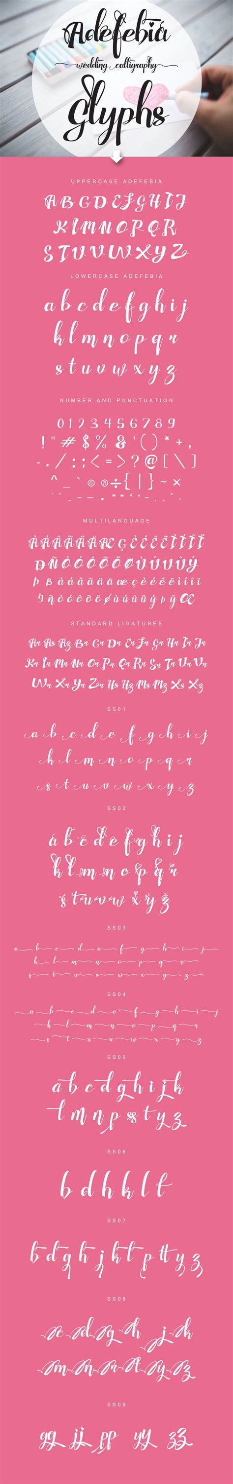 Adefebia Wedding Script Font By Feydesign Thehungryjpeg