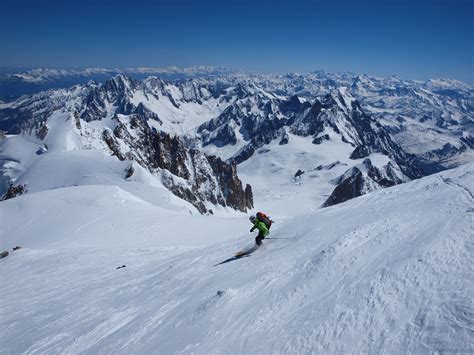 Mont Blanc à Ski François Hivert Guide De Haute Montagne