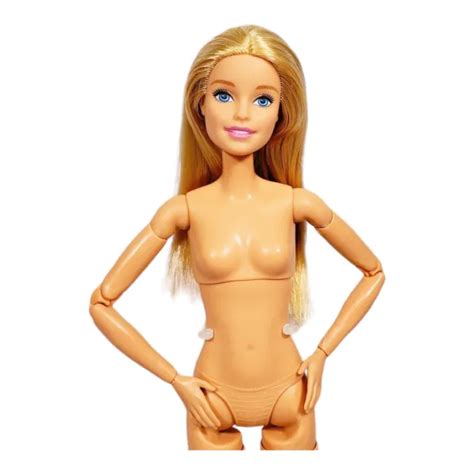 Barbie Made To Move Doll Body Blonde Nude Articulated Mtm For Ooak Mattel L Picclick