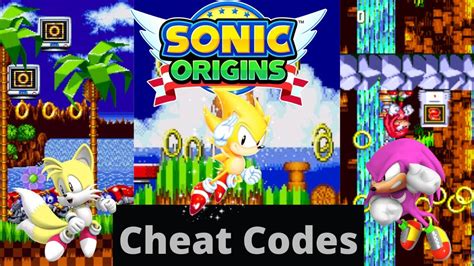 Sonic Origins Cheat Codes Youtube