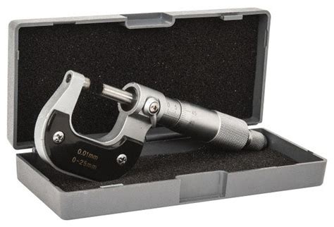 Outside Micrometer 0 25mm 50 093 4 Penn Tool Co Inc