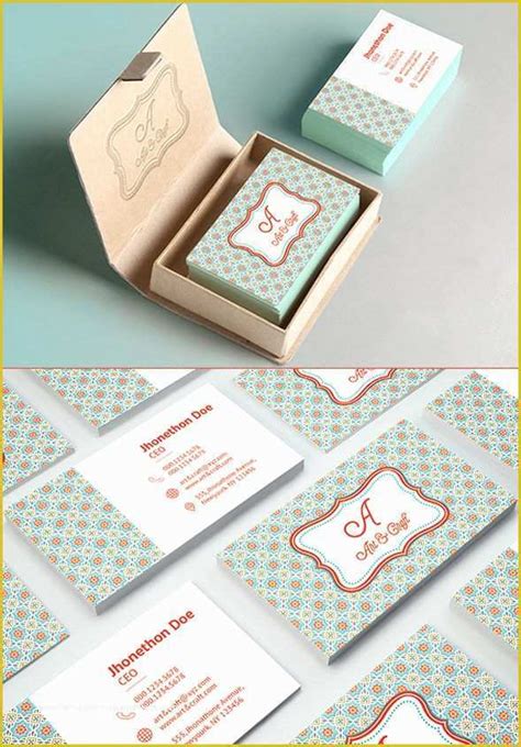 Free Business Card Templates For Crafters Of 27 Free Print Ready Psd